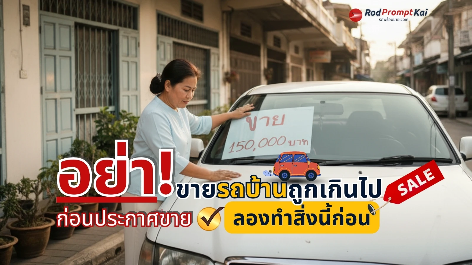 อย่าขายรถบ้านถูกเกินไป! ก่อนประกาศขาย ลองทำสิ่งนี้ก่อน 🚗💡