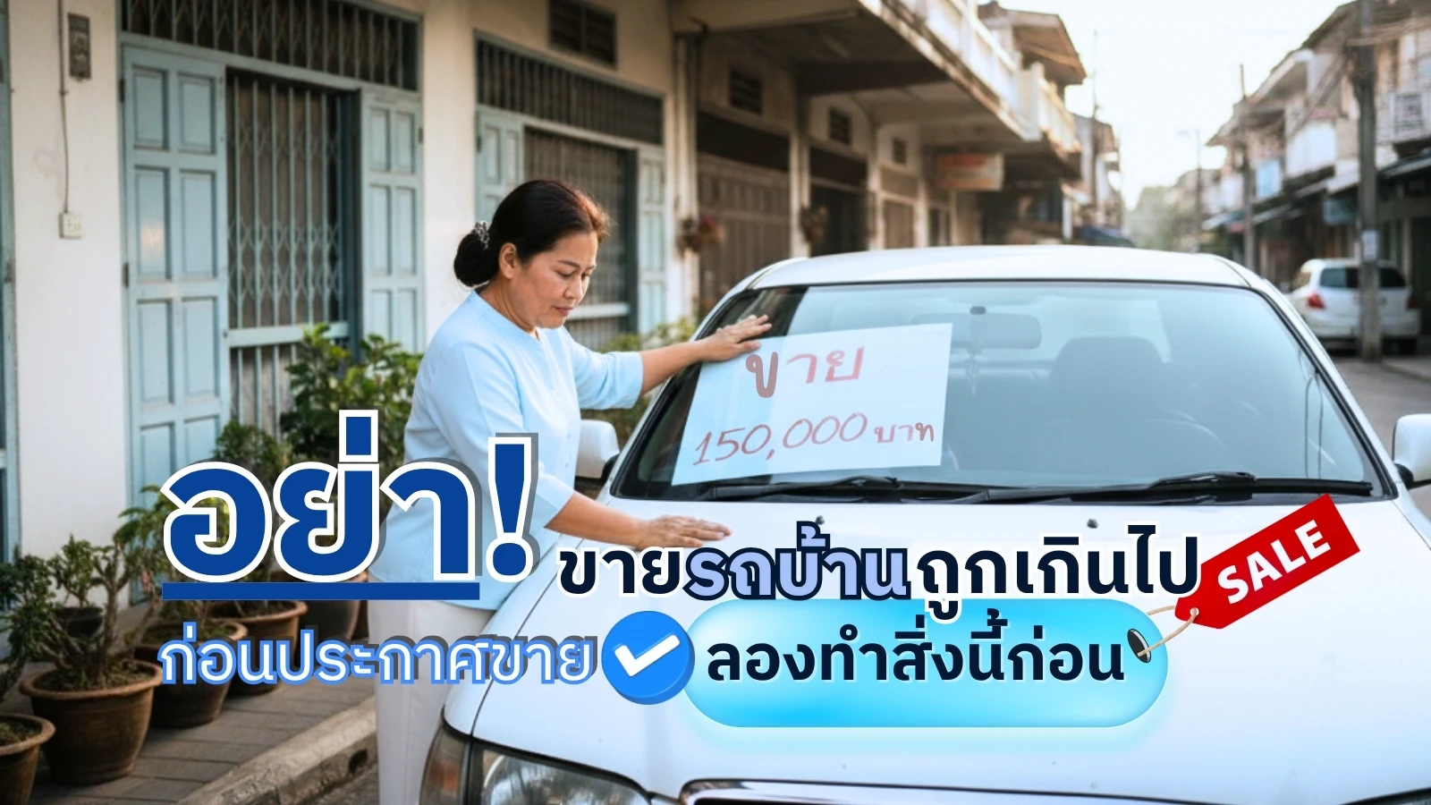 อย่าขายรถบ้านถูกเกินไป! ก่อนประกาศขาย ลองทำสิ่งนี้ก่อน 🚗💡