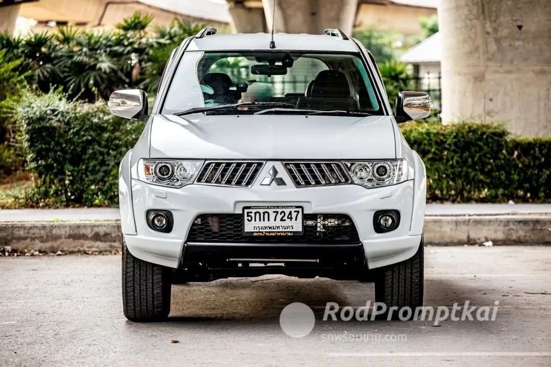 🔥  MITSUBISHI PAJERO Sport 2.5 GT 4WD ภายในดำ ปี2013  Auto สีขาว