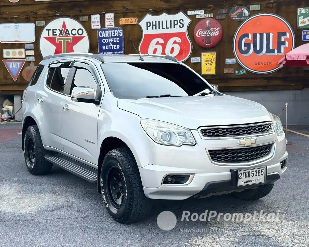 🚗 Chevrolet Trailblazer 2.8 LTZ เกียร์ Auto 4WD  สีบอร์น-เทา ปี2013