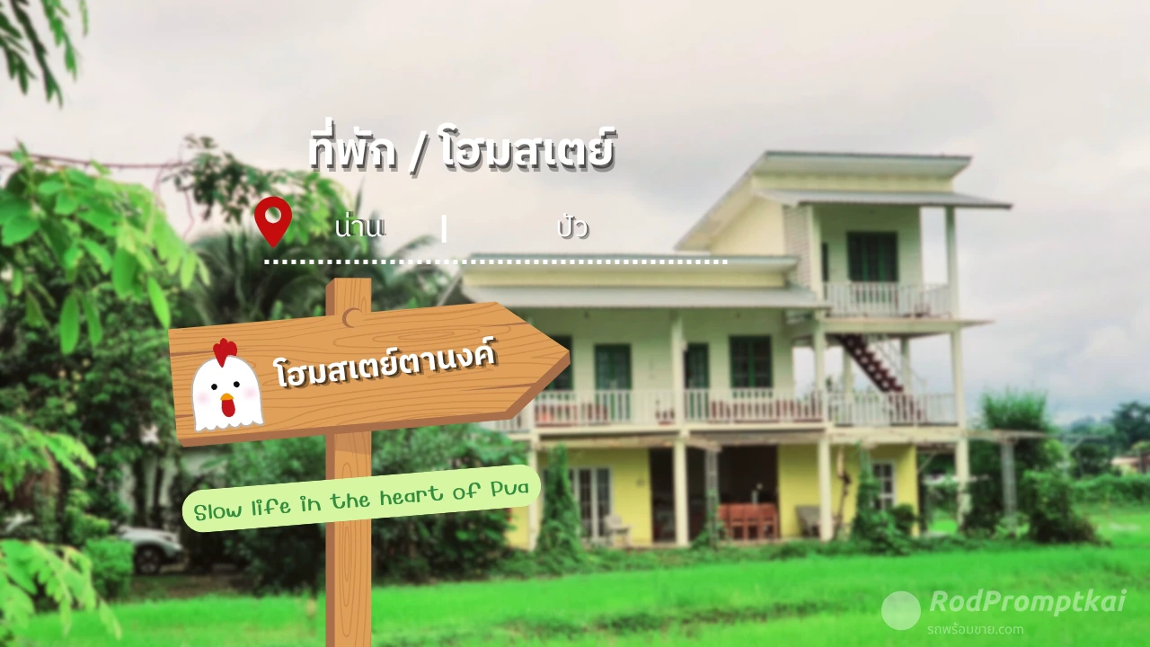 โฮมสเตย์ตานงค์ | ที่พักสวย ราคาหลักร้อย อ.ปัว