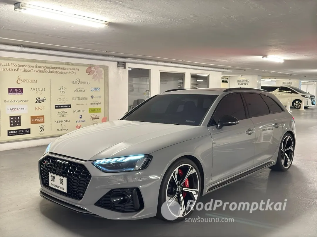 เจ้าของขายเอง  Sale AUDI RS 4 Complitition V6 ปี22  รถออก audi thialand warrants เหลือเต็มๆ ใข้งาน 18000 kilo stage 1 ruining แต่งนิดหน่อย พร้อมหล่อ-external